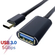 USB 3,1 OTG USB кабель type-C адаптер штекер USB 3,0 Женский Синхронизация данных USB-C конвертер для MacBook samsung Galaxy huawei Xiaomi
