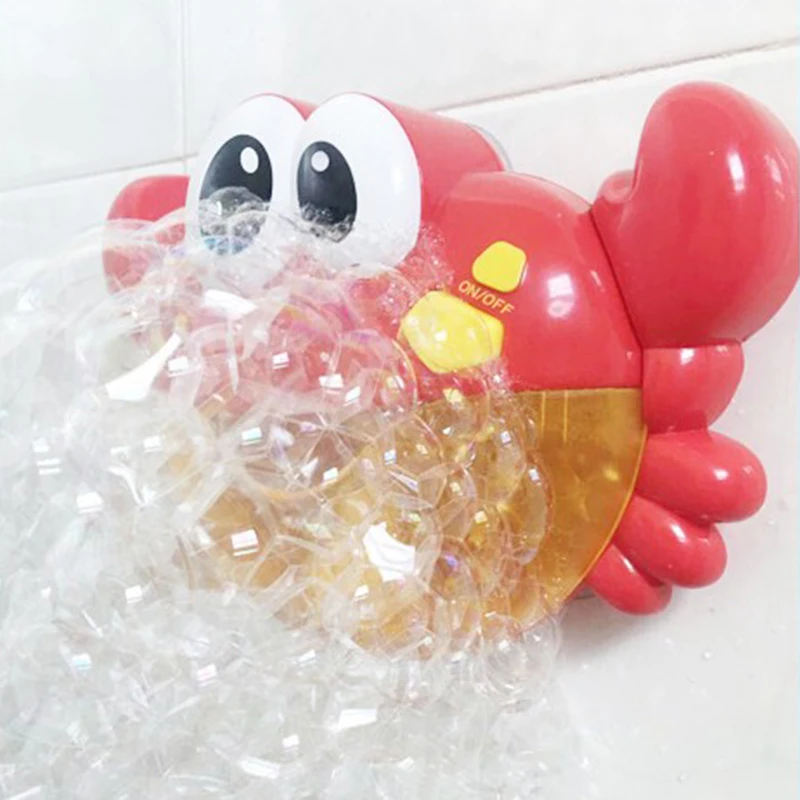 Игрушки на открытом воздухе, игрушки для ванной, рождественские подарки, смешная музыка, краб, пузырчатая воздуходувка, Электрический автоматический краб, пузырчатая машина, Детская ванна