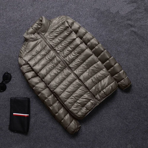 Army Green Holyrising, зимняя мужская модная куртка с капюшоном на белом утином пуху, теплая куртка, портативная посылка, мужская куртка 19061-5 - Цвет: Army Green