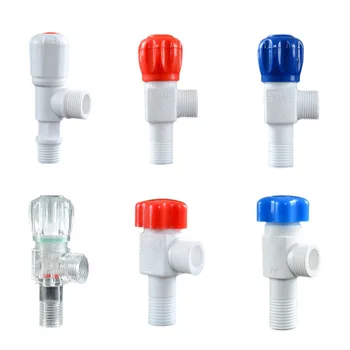 

1/2 triangle valve water heater water separator household plastic PVC angle valve 4 minutes fast open ordinary toilet pass