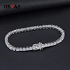 OEVAS 100% 925 Sterling Silver Created Moissanite Gemstone Bangle Charm Wedding Bracelet Fine Jewelry Wholesale Drop Shipping ► Photo 1/6