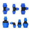 PE Tube Quick Connector Reducing Elbow Tee Water Splitter 63/50/40/32/25/20mm Plastic Coupler Farm Water Pipe Fittings 1