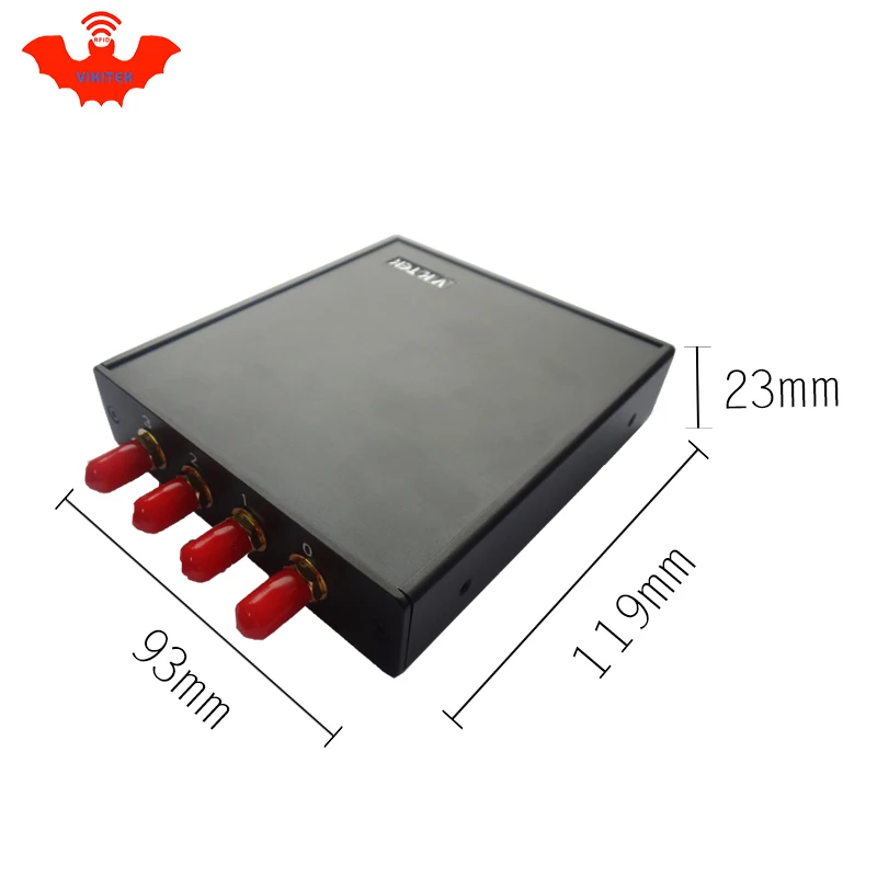 UHF RFID ридер 915 МГц impinj R2000 4 антенны порт фиксированный для логистической
