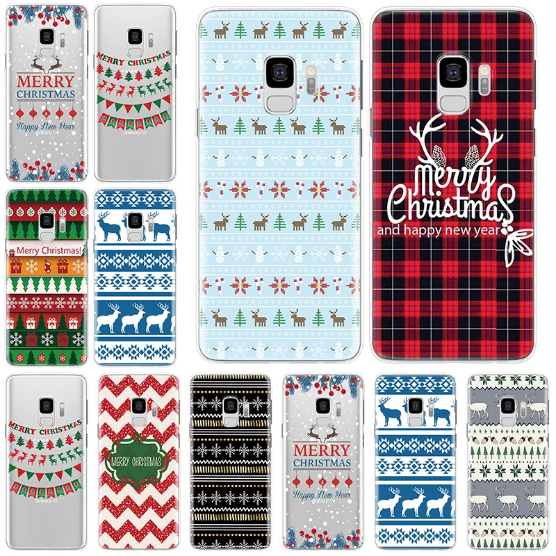 

Christmas Case For Samsung Galaxy J4 J6 Plus J2 J3 J5 J7 Prime MAX J8 2018 2017 2016 M10 M20 M30 M40 Note 5 8 9 10 Capa Soft TPU