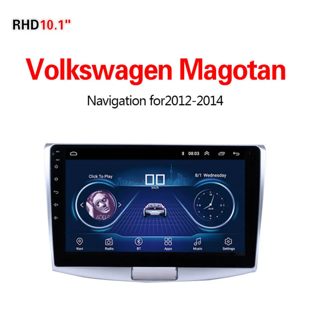 Lionet gps навигация для автомобиля VW Volkswagen MAGOTAN 2012- 10,1 дюймов RV1003Y - Размер экрана, дюймов: WIFI 1G16G