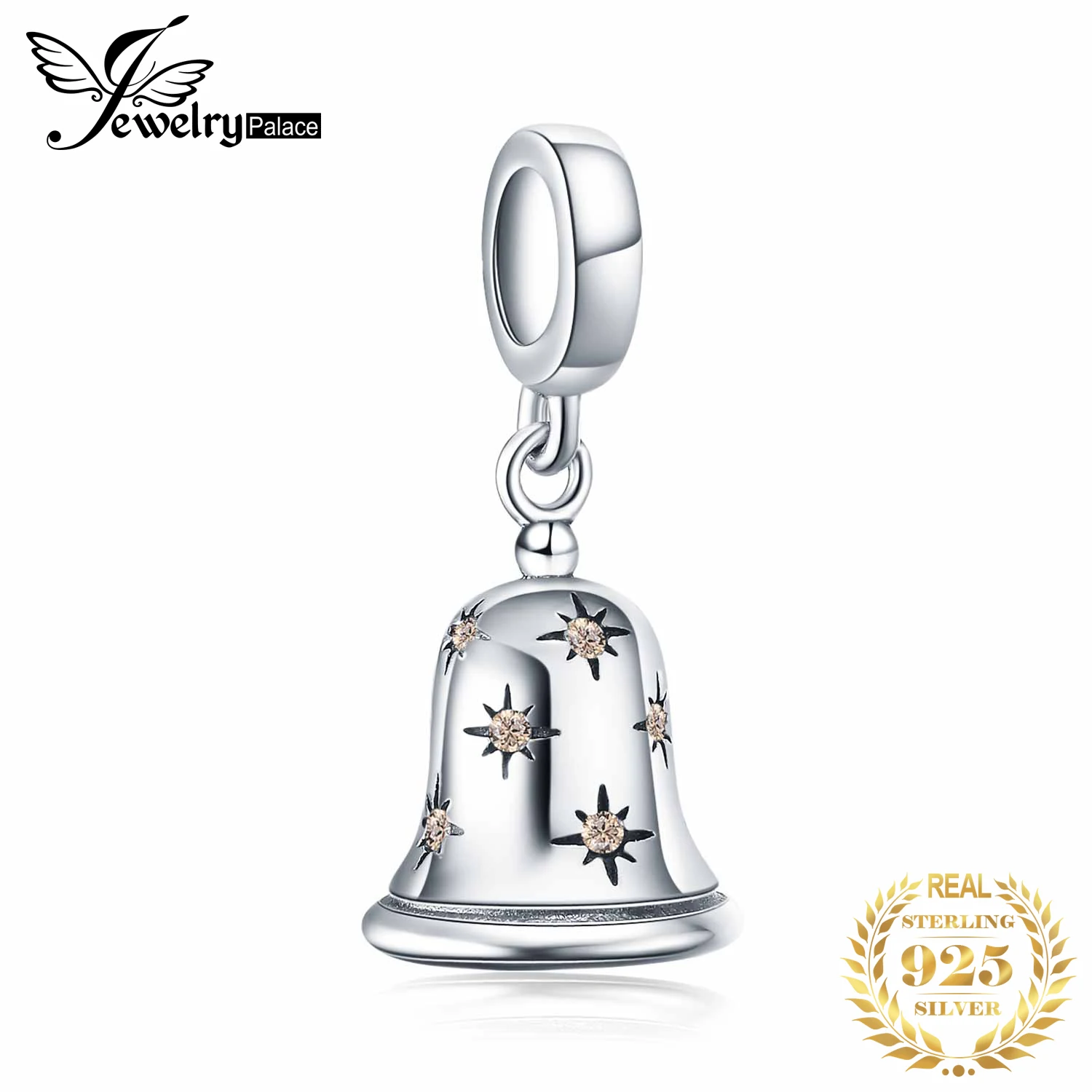 JewelryPalace рождественские звенящие колокольчики кубического циркония 925 пробы