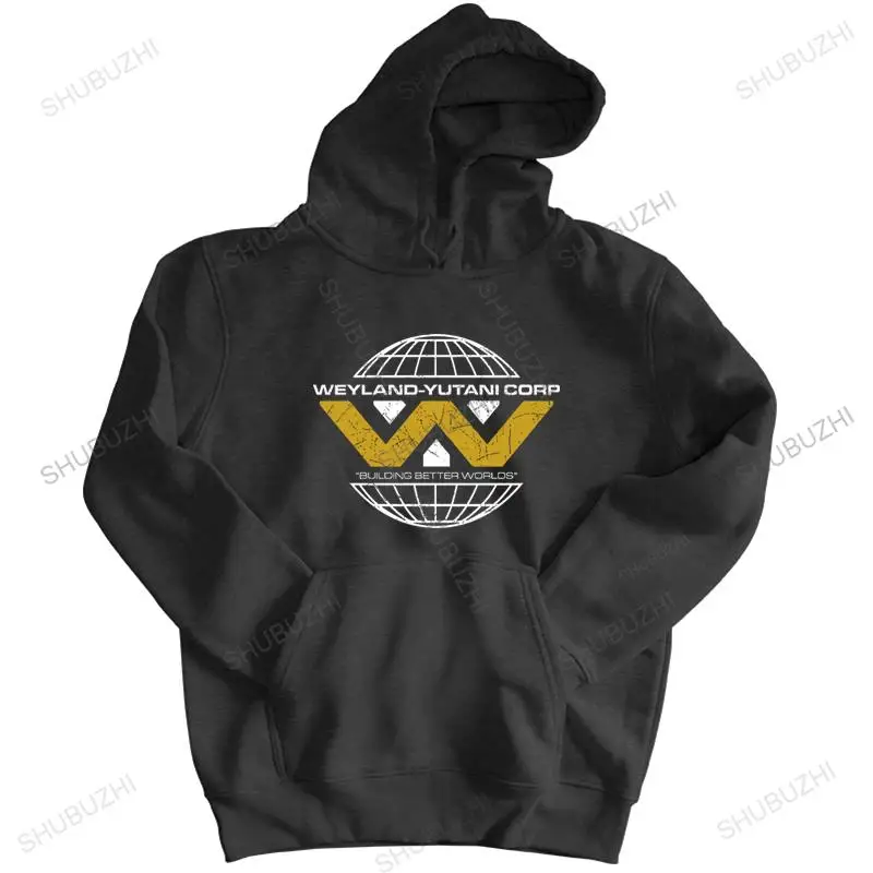 Мужская Осенняя забавная куртка с капюшоном новинка Weyland-yu800 Corporation свитшот