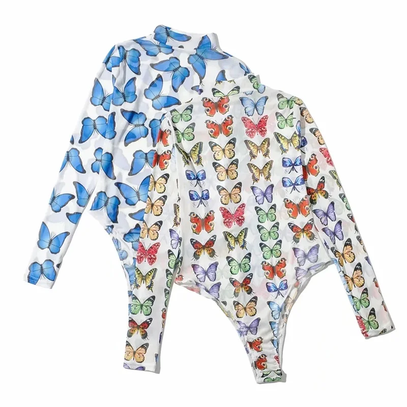 BUTTERFLY BODYSUIT WITH SLEEVES