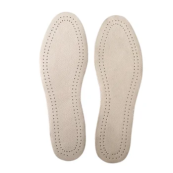 

Shoe Pad Leather Insoles Insert Cushion Outdoor Sports Replacement Deodorize Boots