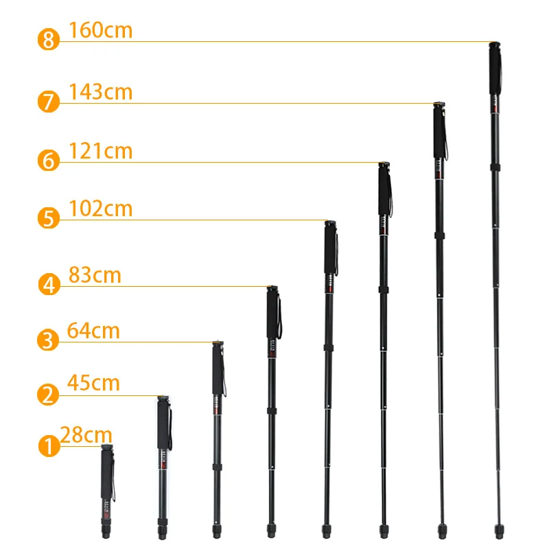  BEXIN Tripod monopod camera stand stick monopod dslr portable lightweight camera monopod video supp