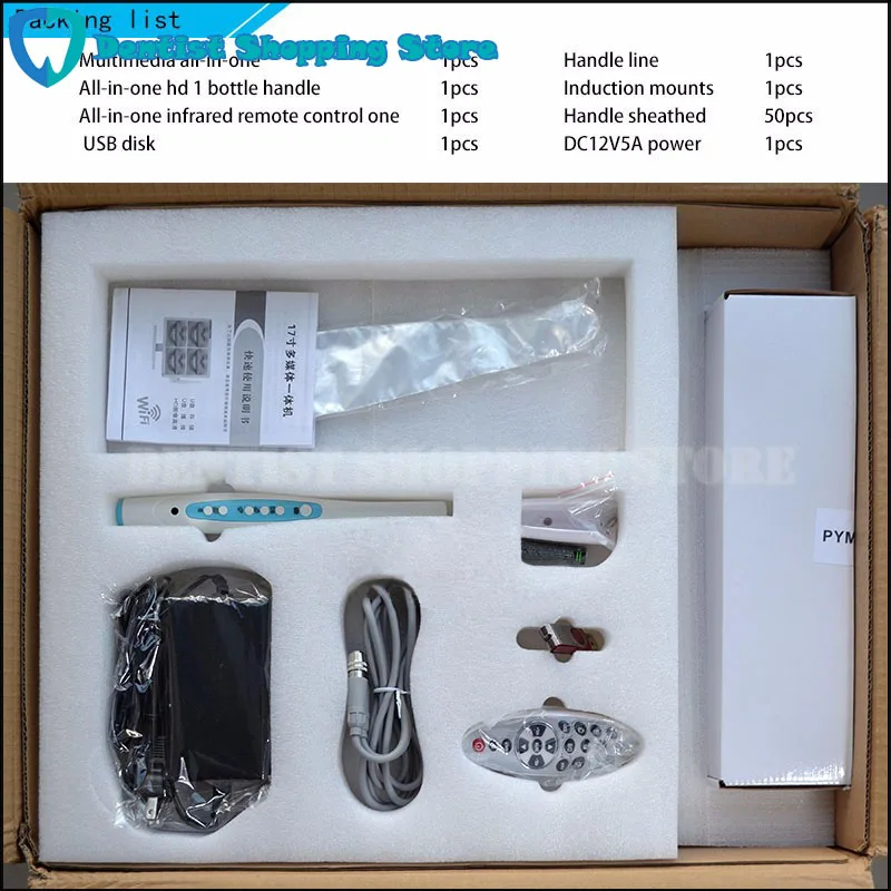  New Arrival 17 Inch Monitor USB / Wifi Intraoral Endoscope Endoscope Camera 6 Led Camera Dental Cam - 4000328465498