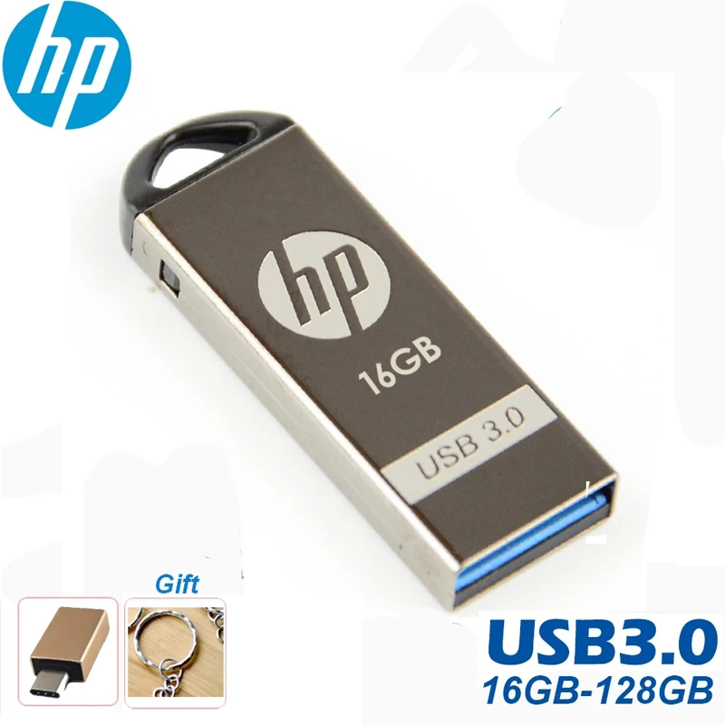 Usb-флеш-накопитель HP X720W металлический 32/64/128 ГБ | Компьютеры и офис