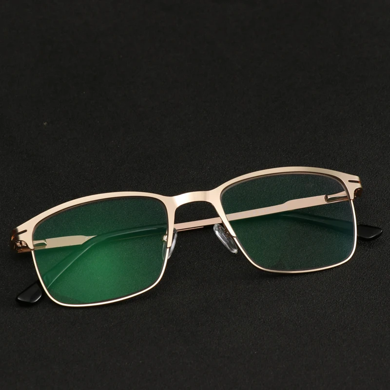 Iboode переходные фотохромные солнцезащитные очки для чтения прогрессивные мужские и женские UV400 металлическая оправа солнцезащитные очки для пресбиопии диоптрий