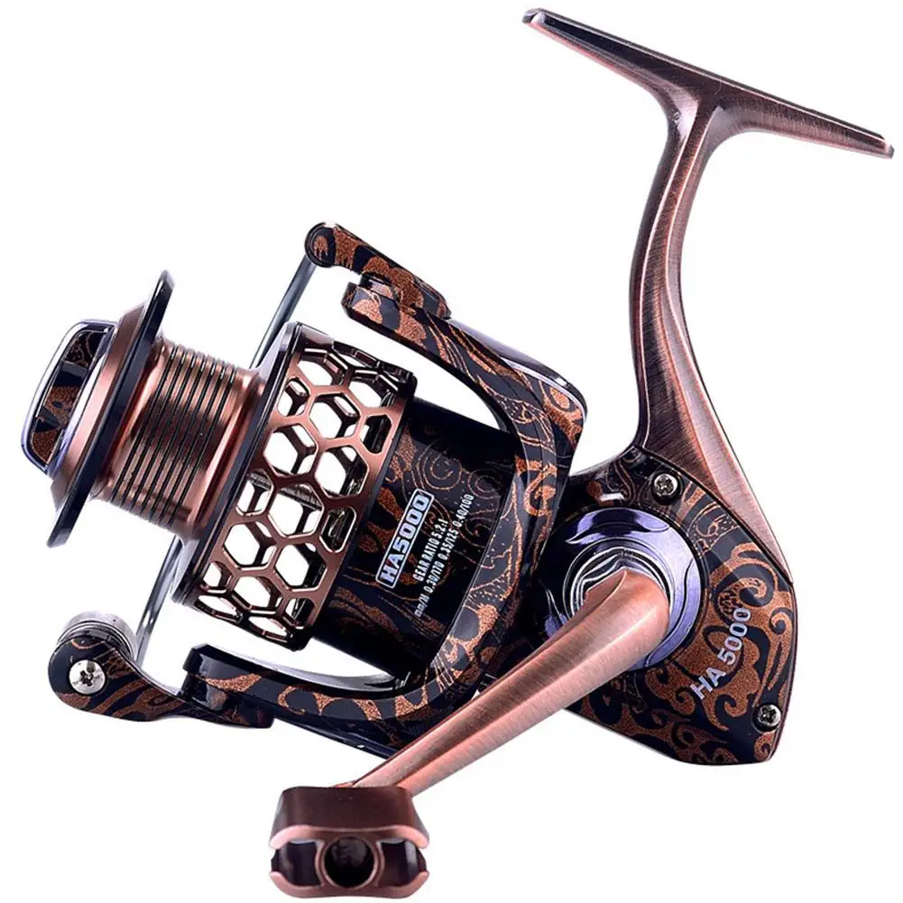 

HA Metal Fishing Reel Spinning Wheel Speed Ratio 5.2:1