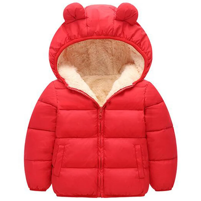 Новая модная меховая куртка для мальчиков и девочек, верхняя одежда, теплые зимние куртки с капюшоном для мальчиков и девочек, пальто детская зимняя одежда с мехом пальто для мальчиков