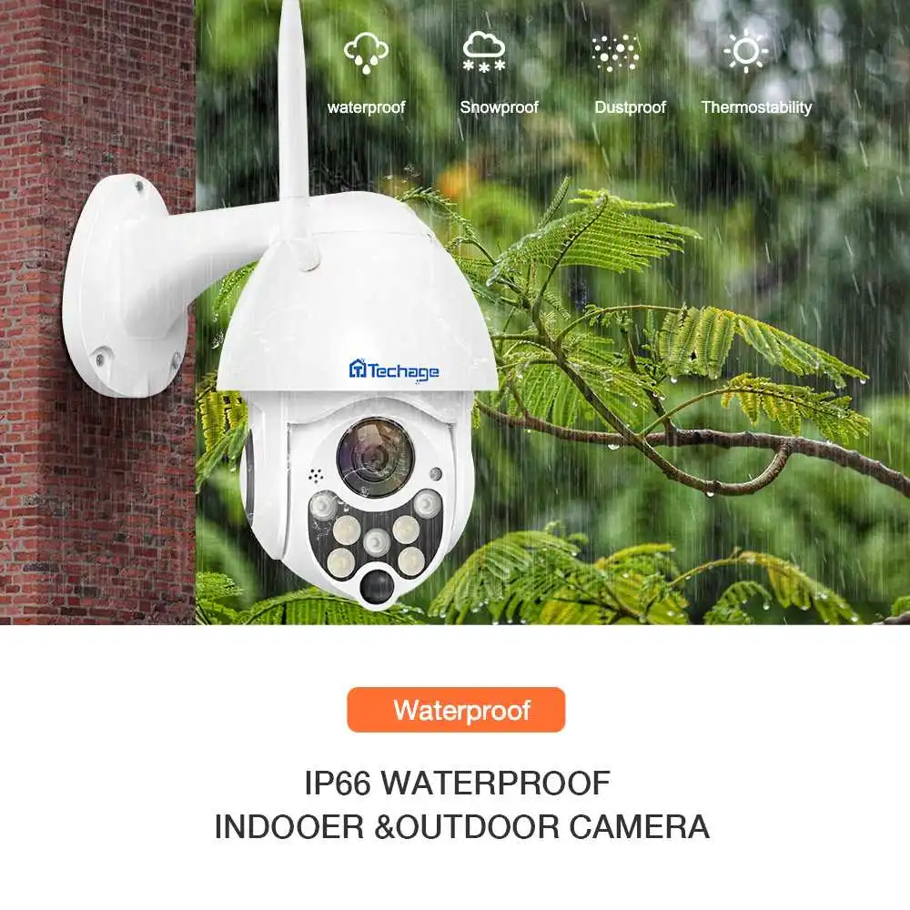 Детская видеоняни панорамная 1080P Водонепроницаемая беспроводная PT 360 ° ip-камера ONVIF H.264 двухсторонняя звуковая скоростная купольная wi-fi-камера