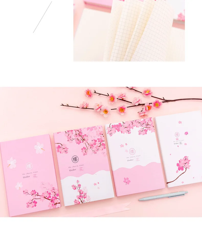 1 шт японская мечта только Красивая Сакура записная книжка розовая девушка сердце Рука счет блокнот небольшой свежий студенческий Дневник Книга