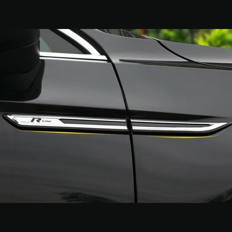Для Passat B8 хромированное автомобильное боковое крыло, декоративная наклейка, автомобильное крыло, отделка, аксессуары