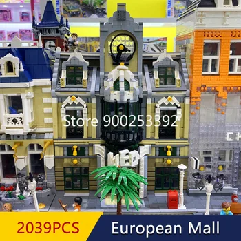 

In Stock Creator QL0922 MOC Building Blocks 2039pcs Street View Bricks European Mall Toy 15037 15039 15036 15012 15019 15010