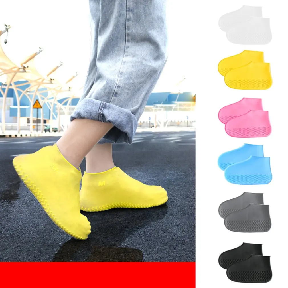 Waterproof Shoe Cover for Men Women Shoes Elasticity Latex Easy Overshoes nYRDE 