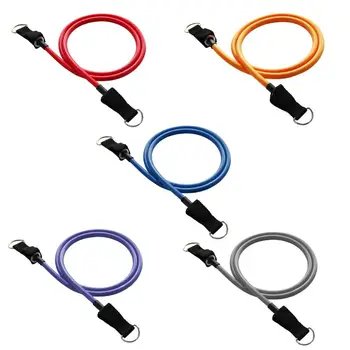 

120cm Yoga Pull Rope Elastic Resistance Bands Fitness Workout Exercise Tube D5BA