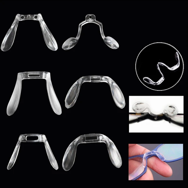 Almohadillas suaves de silicona para gafas, almohadilla antideslizante para  la nariz, accesorios para gafas, color U, 1 a 5 unidades - AliExpress