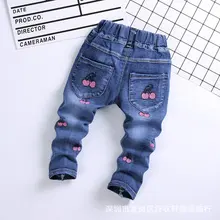 Ковбойские брюки с гусеничным принтом осенне-зимние детские штаны, брюки для малышей для мальчиков и девочек возрастом от 2 до 7 лет