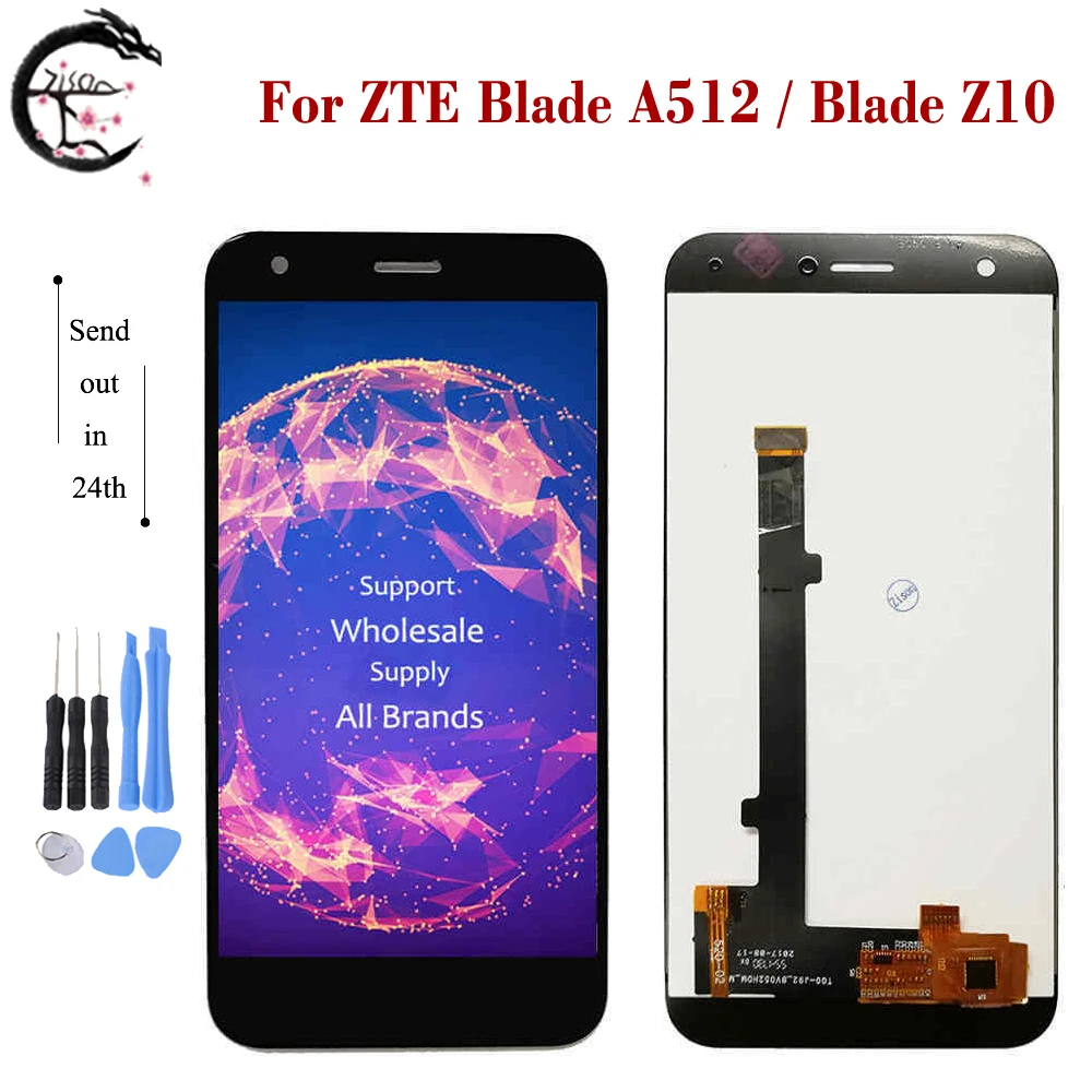 

5.2" AAAAA LCD For ZTE Blade A512 BA512 / Blade Z10 Full Display Screen Touch Sensor Digitizer Assembly For ZTE A512 Z10 Display