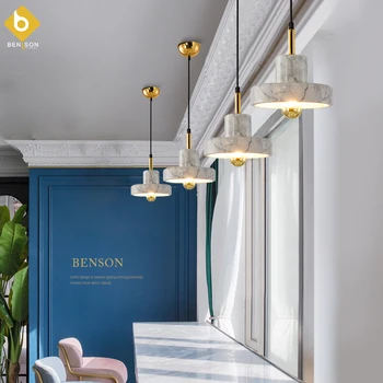 

Post-modern Art Restaurant pendant lamp Nordic Simple Dining Table Bedside Bed Three Round Bar Cosmos Pendant Lights