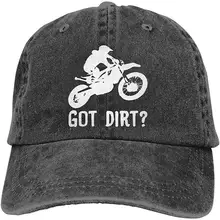 Мужская или женская Регулируемая джинсовая бейсболка s Got Dirt Bike мотокросса 1 Кепка водителя грузовика