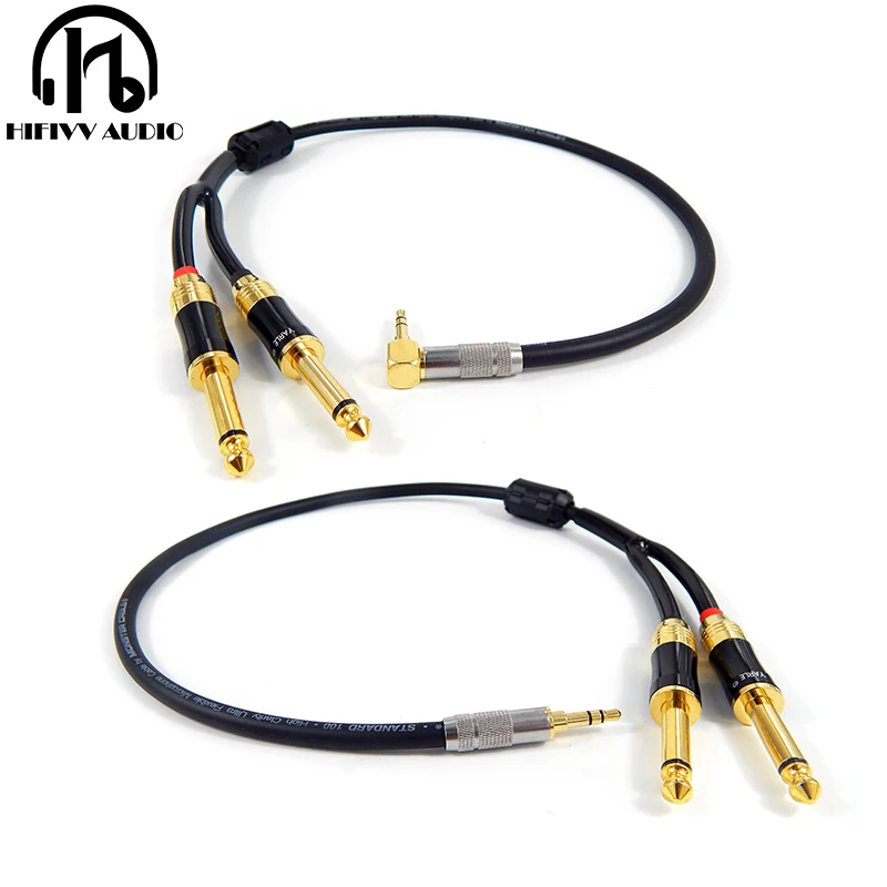 Кабель Hi-Fi 3 5 мм двойной аудиокабель 6 AUX кабель от до кабели для мобильного