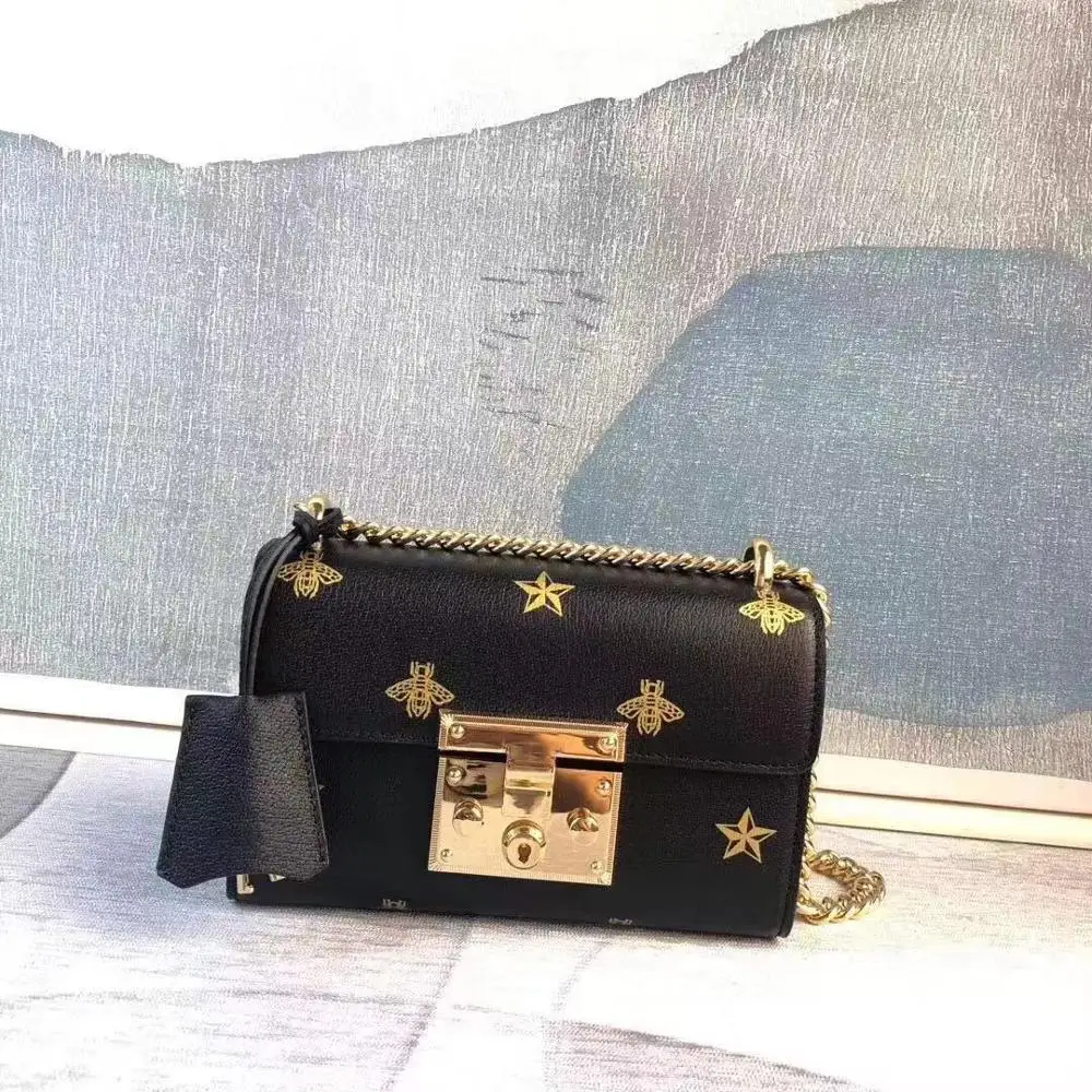 

Luxury Handbags Women Bags Designer Vintage Small Little Bee Flap Bag feminine Handbag Chains Crossbody Pearl Clutch Bag 2 Color