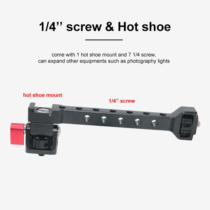 Подставка-светильник с микрофоном 1/4 ''для Dji Ronin S SC ZHIYUN Weebill Crane 3 карданный