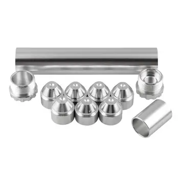 

Aluminum 1/2-28 Solvent Filter End Cap Fuel Filters Fuel Trap For NAPA 4003 WIX 24003 Automobiles Filters Cups Fuel Filters