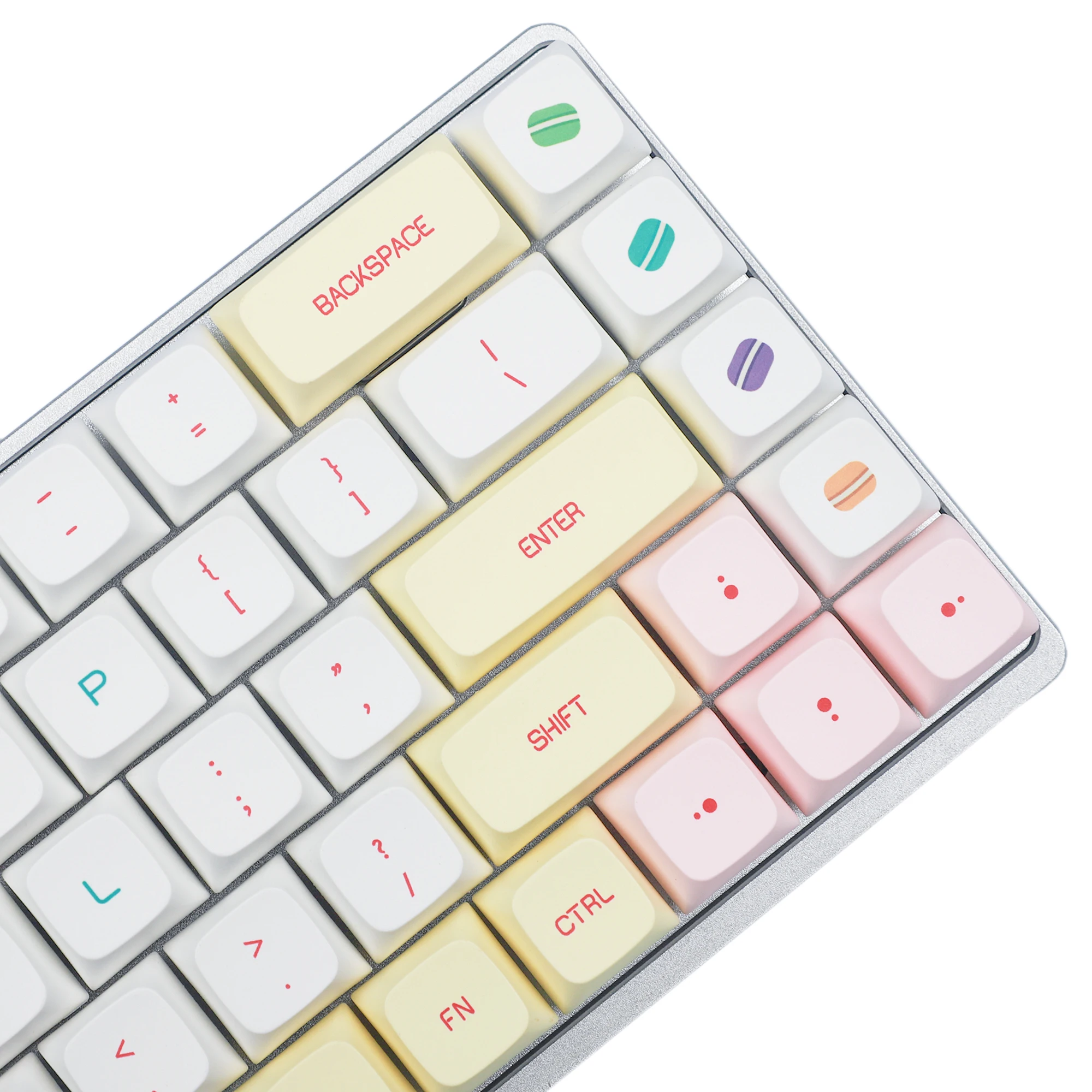 Ymdk-zda Pbt Teclas Medusa Hana Matcha Sub Dye Retro Semelhante ao Xda Teclado mx 104 87 61 Melody 96 Kbd75 Id80 Gk64 Sp84 - Imagem 5