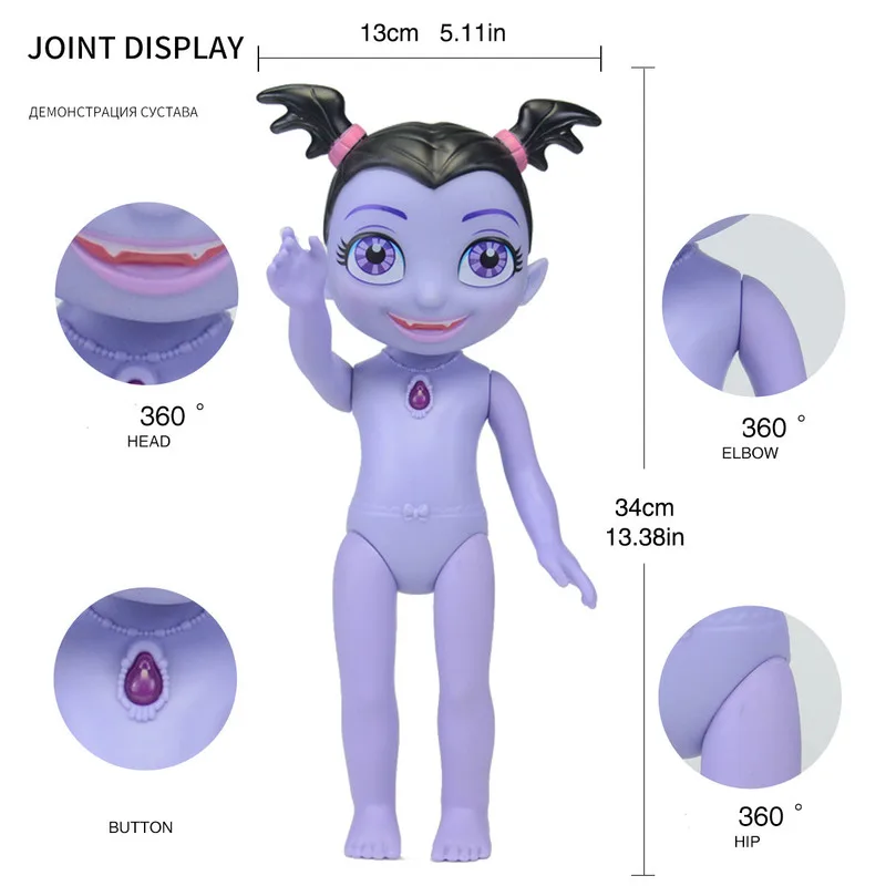 Junior Vampirina игрушка куклы со светом и музыкой Vampirina девочка Фигурка Игрушки для детей Brinquedos