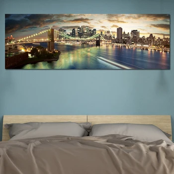 

Modern New York City Landspace Canvas Print Painting Picture Wall Art For Living Room Home Decoration Poster and Prints No Frame