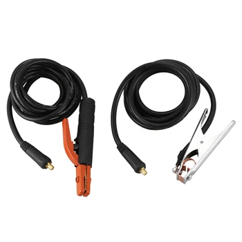 

Promotion--182 Heat Welder Accessories 300A Electrode Clamp 3M Cable +200 Amp Ground Clamp 3M Cable