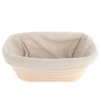 

Cloth Rattan Basket Bread Banneton Brotform Pastry Dough Proofing Holder Storage
