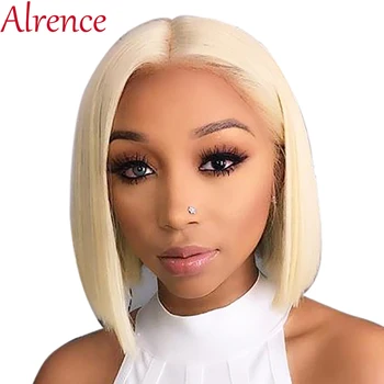 

Straight 613 lace front bob wig for black women brazilian wig short human hair wigs Short Ombre Bob Lace Front Wigs Transparent