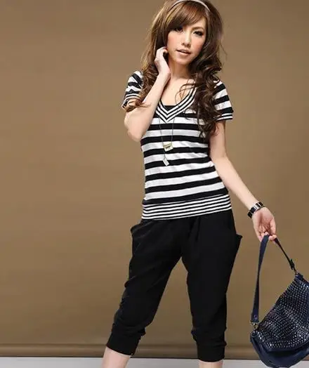 Pantalones Mujer, Капри, штаны для работы с высокой талией, женские штаны для фитнеса, Pantalon pantalon, большие женские штаны-шаровары, осень-лето, D941