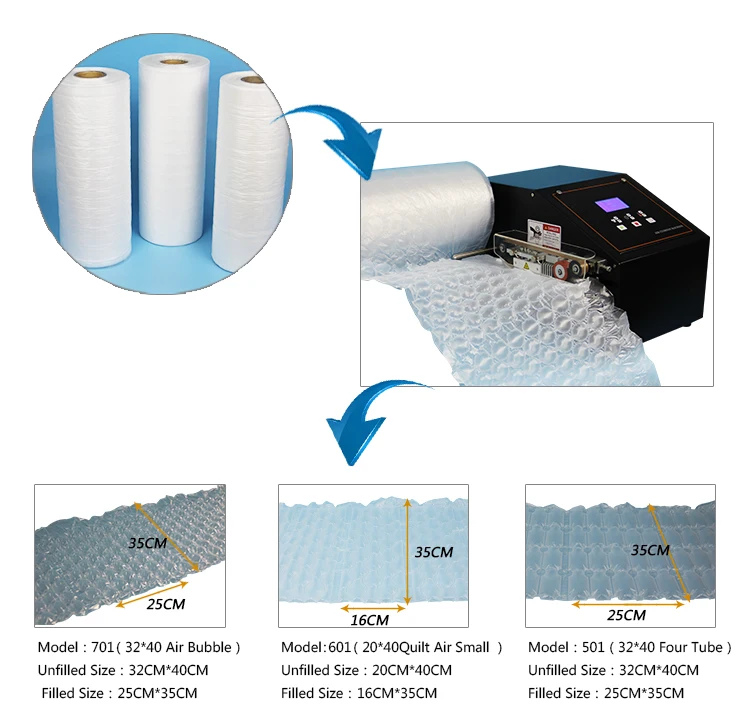 2 рулона 40 см ширина высокое качество воздушно-пузырьковая пленка воздушная подушка пленка для наполнения пакетов