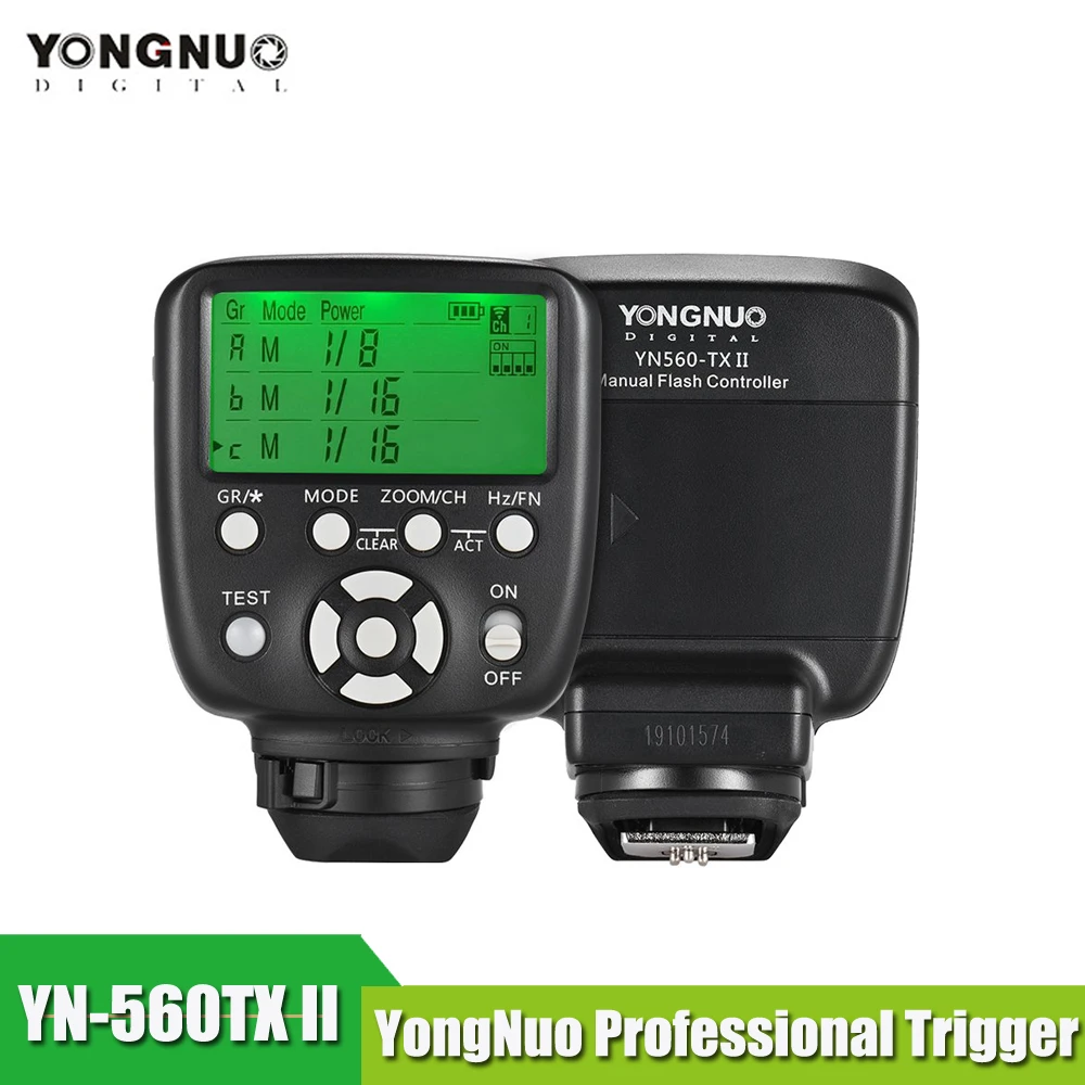 YongNuo YN560-TX II YN560TX Flash Беспроводной триггер ручной контроллер вспышки для Canon Nikon YN560IV YN660 968N YN860Li Speelite