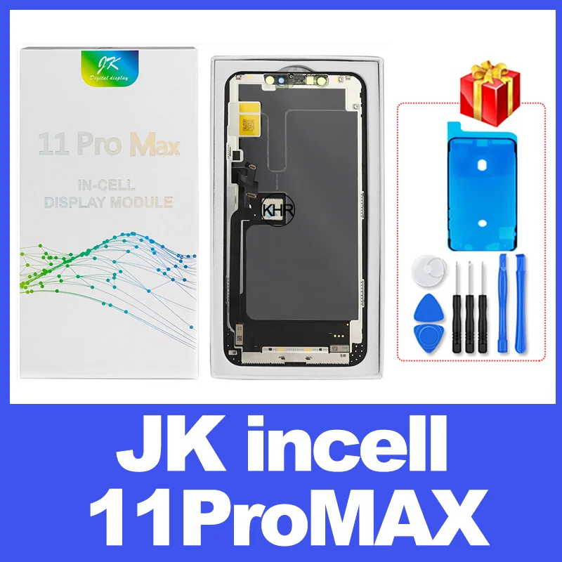 JK Incell Screen For iPhone X XR Xs Max 11 12 12Pro LCD Display Touch Screen Digitizer Assembly No Dead Pixel Replacement Parts lcd cell phone Phone LCDs