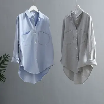 

2020 Spring Women Summer Blouse Korean Long Sleeve Womens Tops And Blouses Vintage Women Shirts Blusas Roupa Feminina Tops