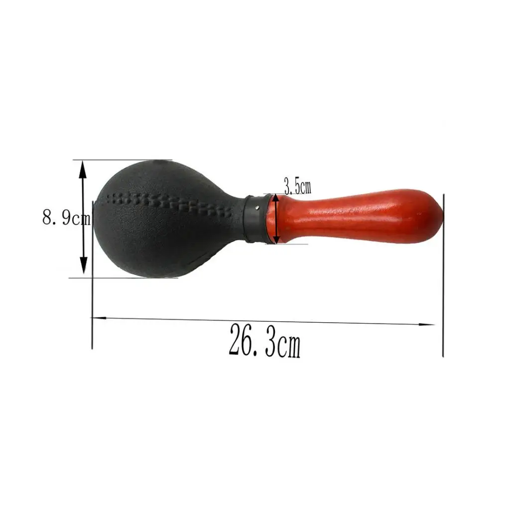 Shakers Rattles Sand Hammer For Kids Children Toy Durable Plastic Black