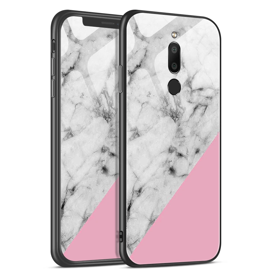 W176 Для Meizu M6T для Meizu 16Plus 16S 16X противоударный чехол для телефона Meizu M882Q M892Q M872Q Роскошный чехол из закаленного стекла - Цвет: W176