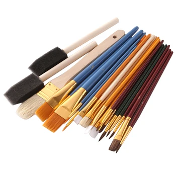 

25 Pieces / Set Paint Brush Set Assorted Sizes Artist Painting Brushes