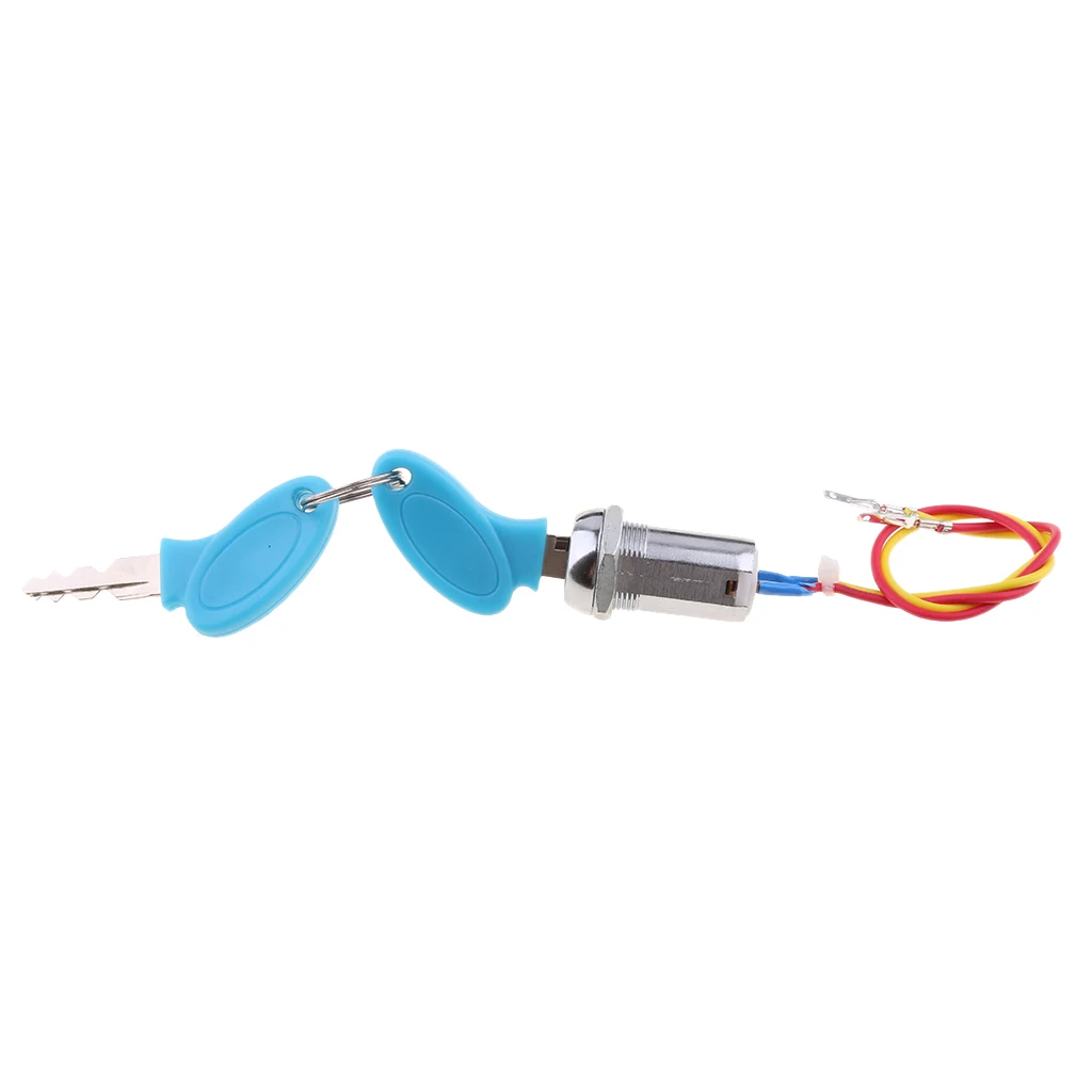 KEY IGNITION SWITCH ATV QUAD POCKET DIRT Pit BIKE SCOOTER 2 WIRE