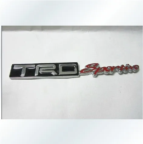 Trd sport Sign-модифицированный Автомобильный логотип модифицированный знак-металлический логотип для автомобиля-Стикеры с автомобильными логотипами